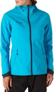 限尺碼，Mammut 猛犸象 Luahna 女士防風防潑水連帽軟殼