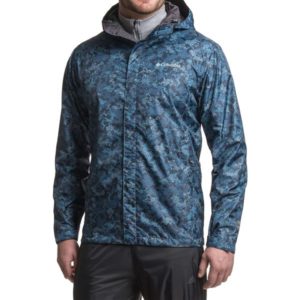 L碼起： Columbia 哥倫比亞 Watertight Printed Omni-Tech 男士防水沖鋒衣 4色