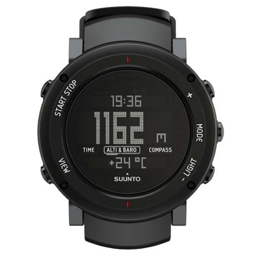 SUUNTO Core Alu Deep Black Digital Watch 頌拓 戶外手表