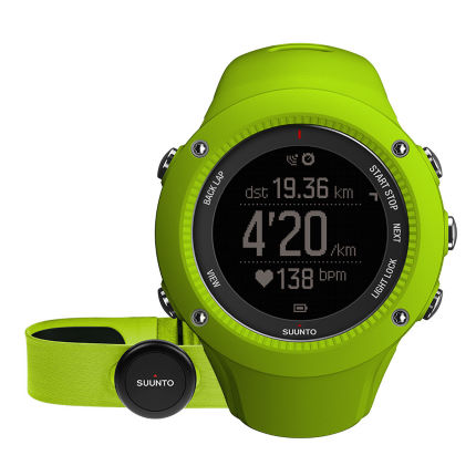 SUUNTO Ambit 3 Run  頌拓 拓野3R 戶外GPS跑步腕表（配心率帶）
