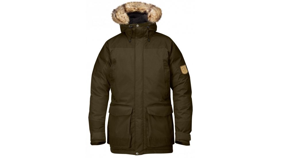 Fjallraven Kyl Parka 北極狐 男款長款羽絨服500蓬帶帽白鵝絨大衣
