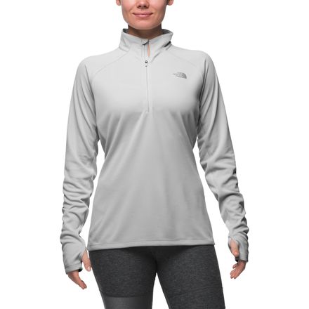 The North Face Ambition 1/4-Zip Shirt 北面 女款拉鏈立領透氣長袖T恤