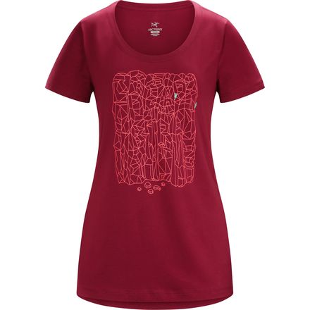 Arc’teryx Block Short-Sleeve T-Shirt 始祖鳥 女款輕量休閑棉質(zhì)短袖T恤