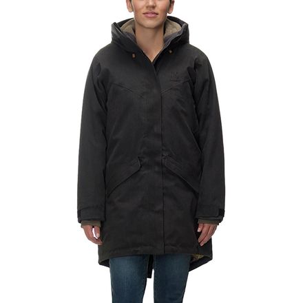 Haglofs Siljan Parka 火柴棍 女款戶外重裝保暖長款棉服