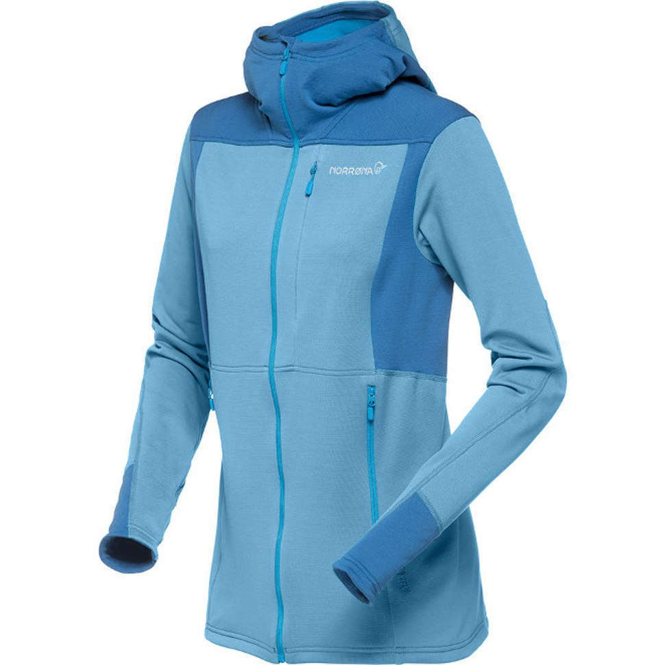 Norrona Falketind Warm1 Stretch Zip Hoodie 老人頭 女款連帽抓絨衣