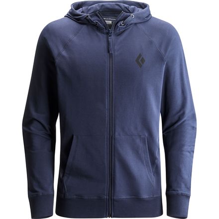 Black Diamond Logo Full-Zip Hoodie 黑鉆 男款連帽服運動衫
