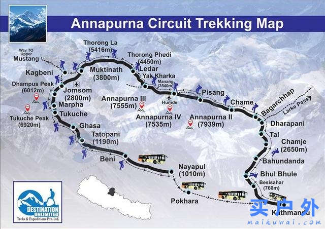 尼泊爾ACT和ABC徒步路線，關于安娜普納大環線及大本營自助旅行的攻略