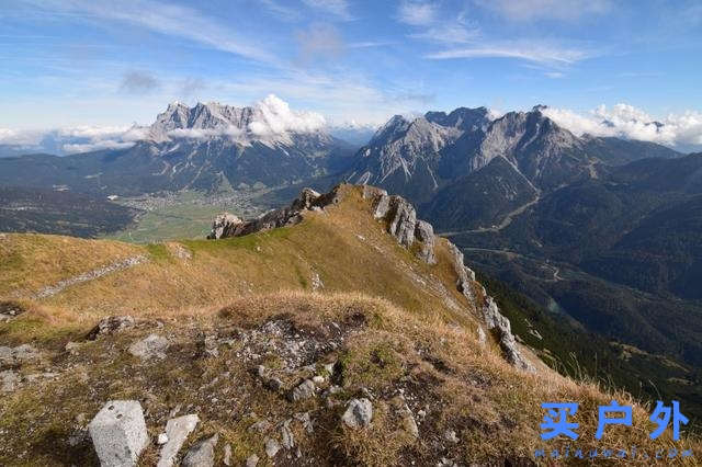 穿越奧地利邊境，楚格峰地區徒步旅行