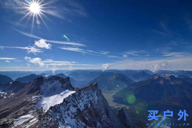 穿越奧地利邊境，楚格峰地區徒步旅行