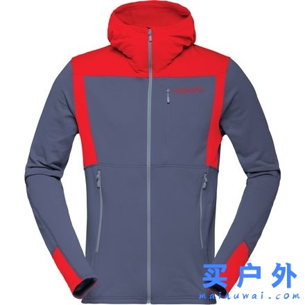 Norrona Falketind Warm1 Stretch Full-Zip Hooded Fleece 老人頭 男款抓絨保暖羊毛外套
