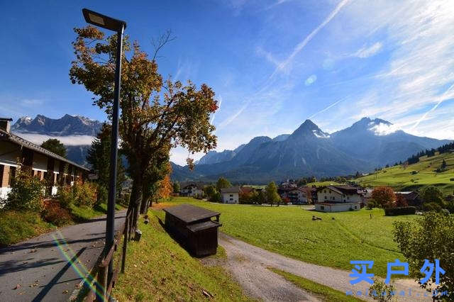 穿越奧地利邊境，楚格峰地區徒步旅行