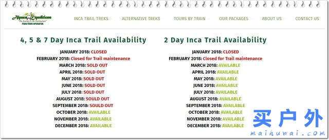 印加古道徒步,行走在馬丘比丘的美麗道路上