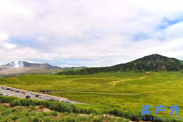 日本九州自由行，阿蘇火山、米塚、草千里，熊本必去景點