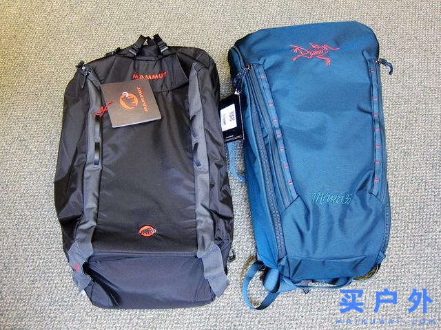 兩款攀巖用背包把玩心得,Arc'teryx始祖鳥(niǎo)對(duì)比Mammut猛犸象
