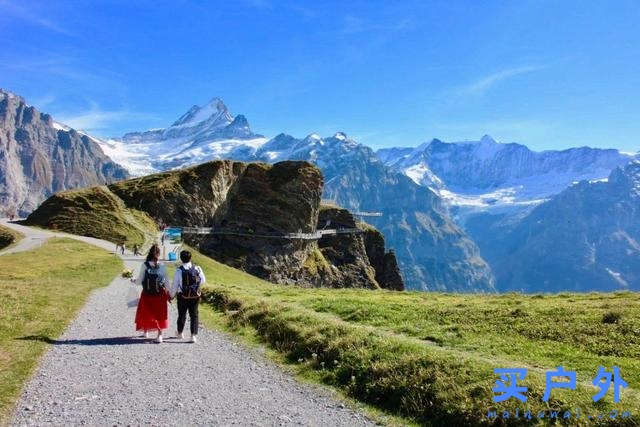 瑞士自由行，從菲斯特走向巴克普湖的徒步路線