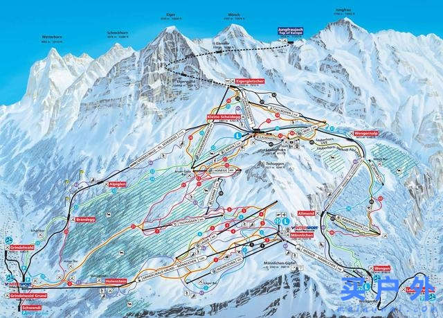 冬天瑞士行,少女峰地區戶外旅行攻略(火車、纜車、徒步、滑雪)
