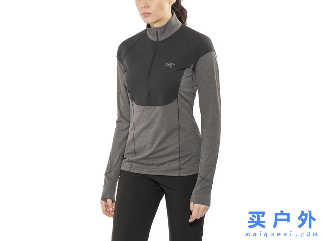 Arc'teryx Taema Zip Neck Top 始祖鳥 女款輕量長袖速干T恤