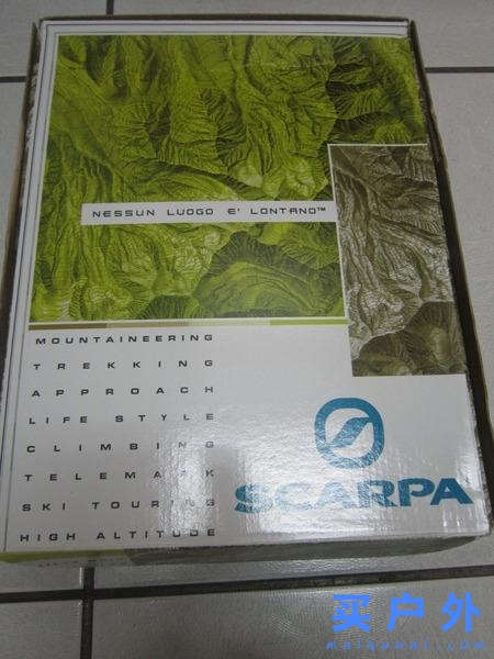真正專業級的戶外登山鞋，意大利Scarpa思卡帕高幫登山鞋開箱