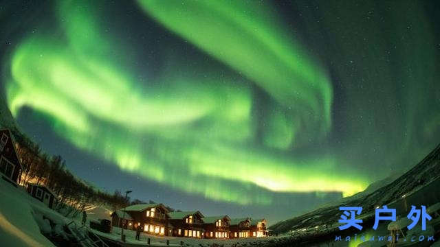一輩子一定要看一次極光,，北緯七十度的極光漫舞