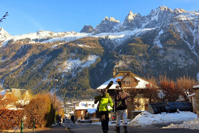 夏慕尼,勃朗峰山腳下的美麗法國小鎮