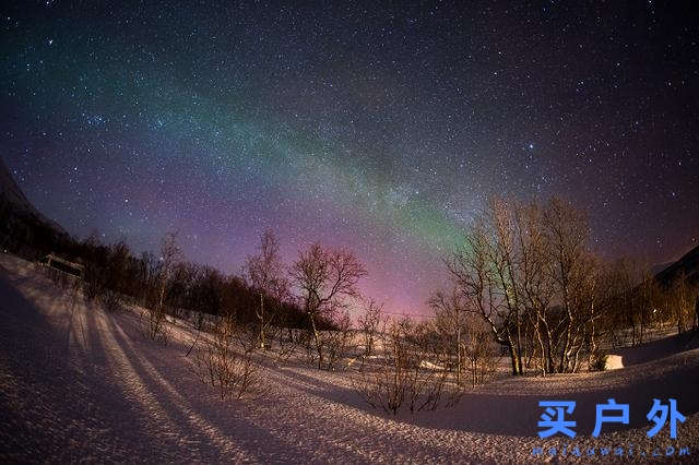 一輩子一定要看一次極光,，北緯七十度的極光漫舞