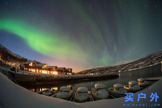 一輩子一定要看一次極光,，北緯七十度的極光漫舞