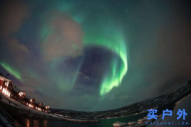 一輩子一定要看一次極光,，北緯七十度的極光漫舞