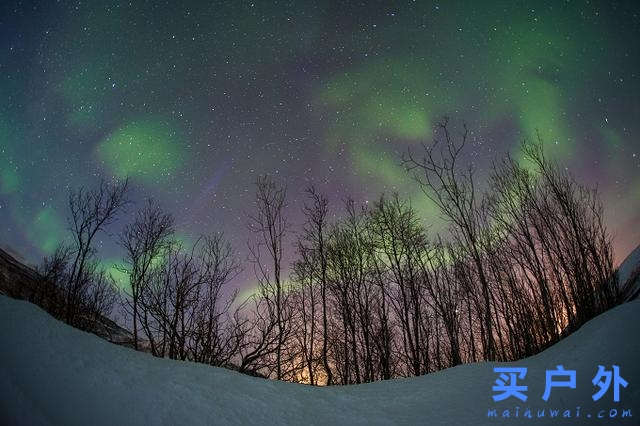 一輩子一定要看一次極光,，北緯七十度的極光漫舞