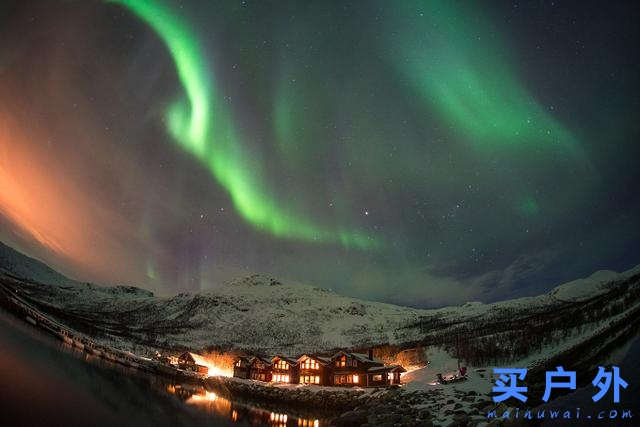 一輩子一定要看一次極光,，北緯七十度的極光漫舞