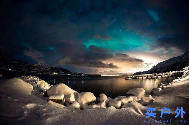 一輩子一定要看一次極光,，北緯七十度的極光漫舞