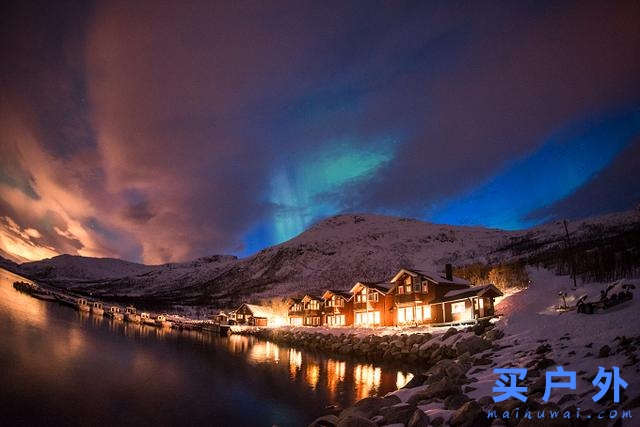 一輩子一定要看一次極光,，北緯七十度的極光漫舞