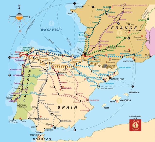 世界最美之一的徒步路線，西班牙朝圣之路