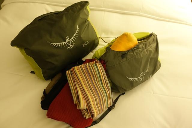 出門遠游或在旅游登山時,這些收納技巧