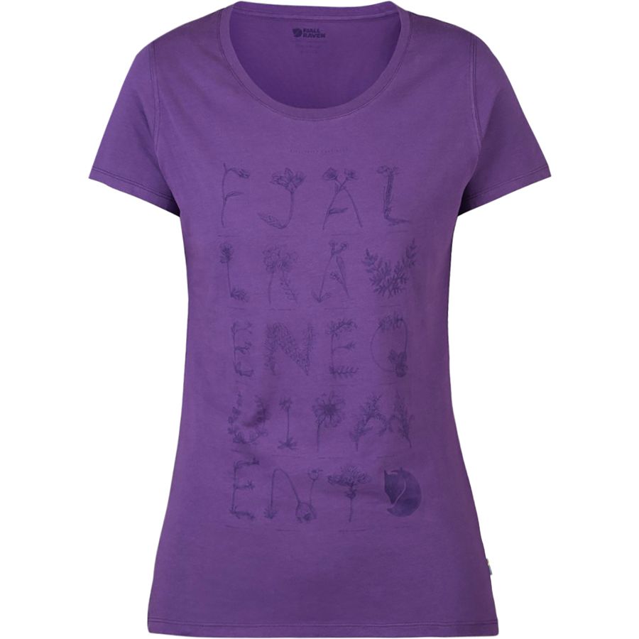 Fjallraven Alphabotanical T-Shirt 北極狐 女款圓領有機棉短袖T恤