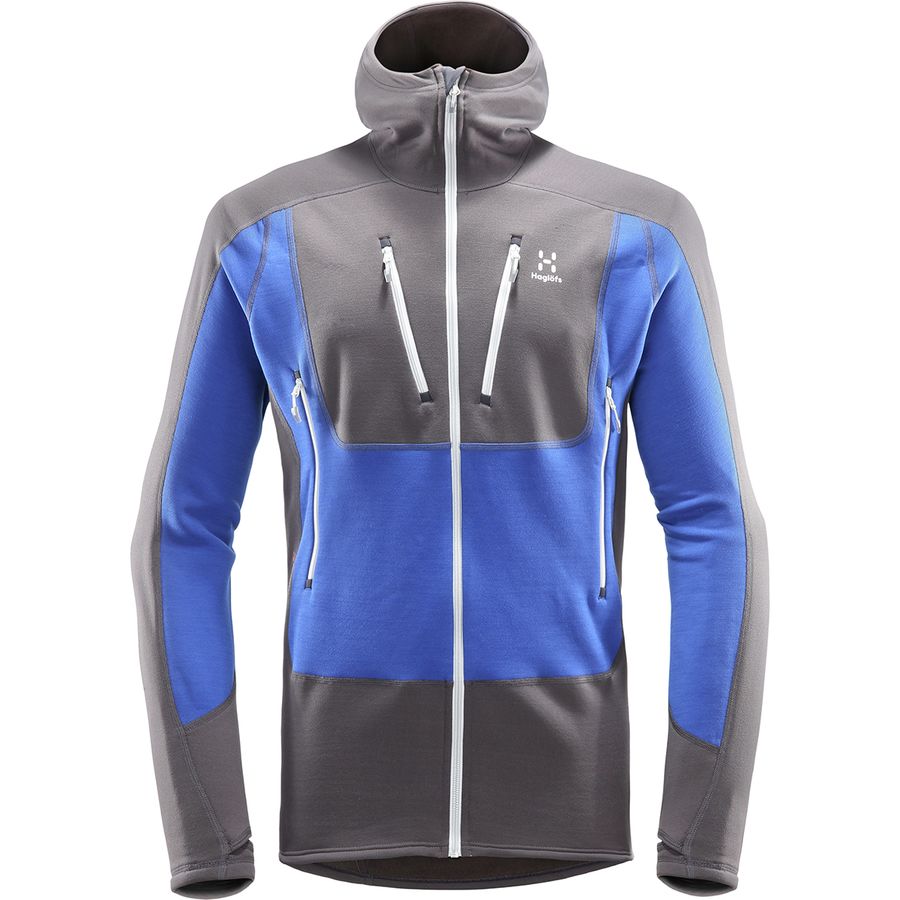 Haglofs Serac Hooded Fleece Jacket 火柴棍 男款戶外抓絨衣