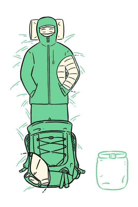 戶外露營使用的睡袋，淺談睡袋種類