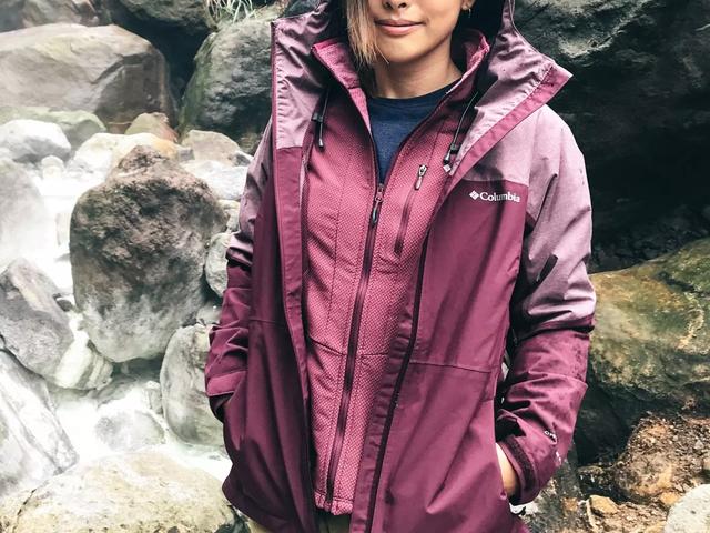 穿著Columbia哥倫比亞,戶外泡溫泉讓你放松回歸大自然