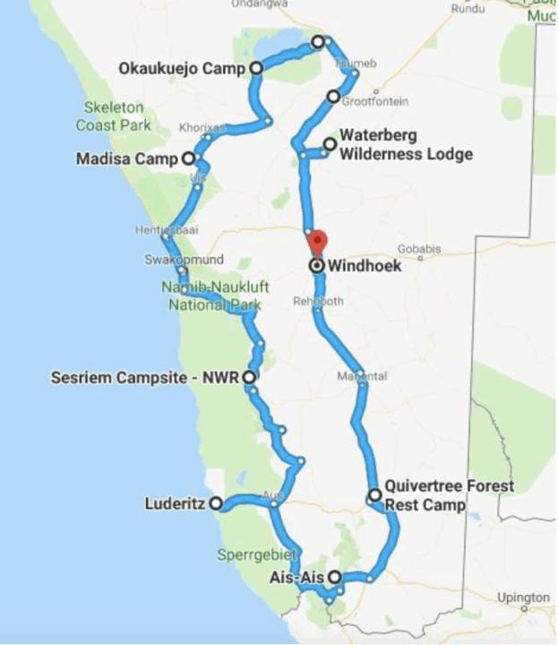 納米比亞自由行,一人一車獨自自駕24天