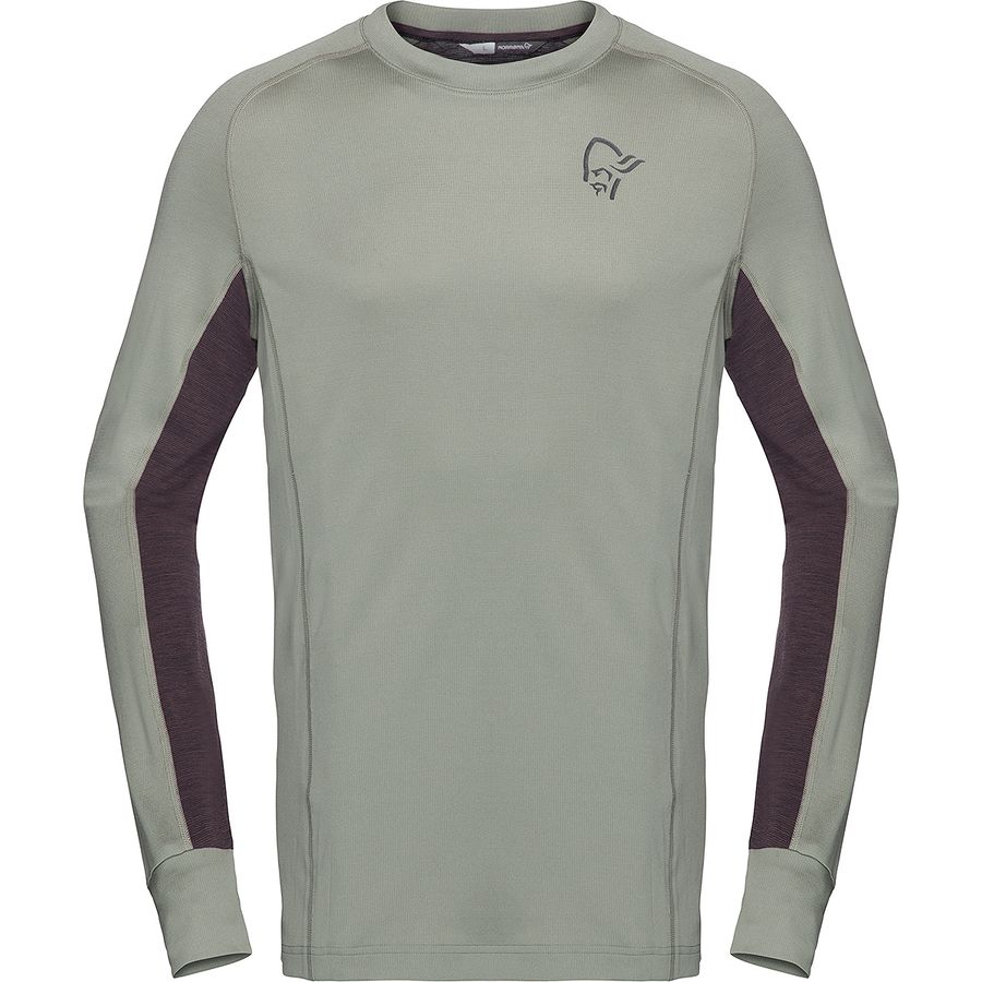 Norrona Fjora Powerwool Long-Sleeve Shirt 老人頭 男款羊毛長袖T恤