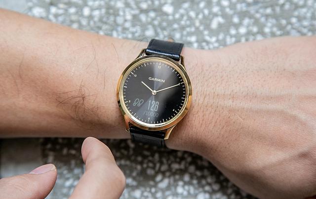 Garmin佳明vívomove HR指針式智能運動手表實戴分享