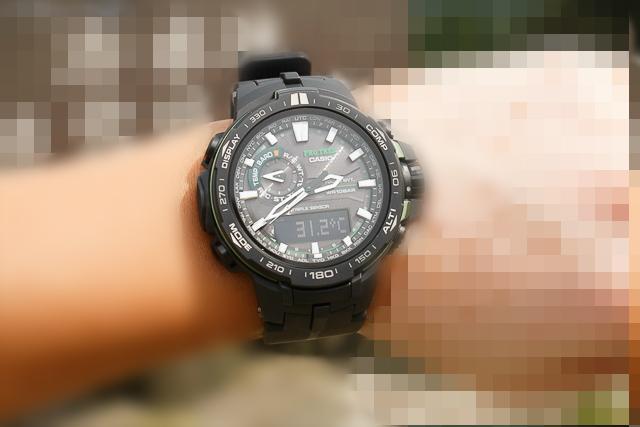 Casio卡西歐PRO TREK PRW-6000太陽能登山腕表開箱實測