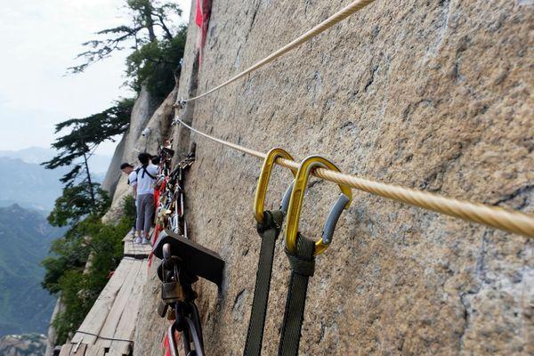 華山第一奇險長空棧道,來西安就是為了它