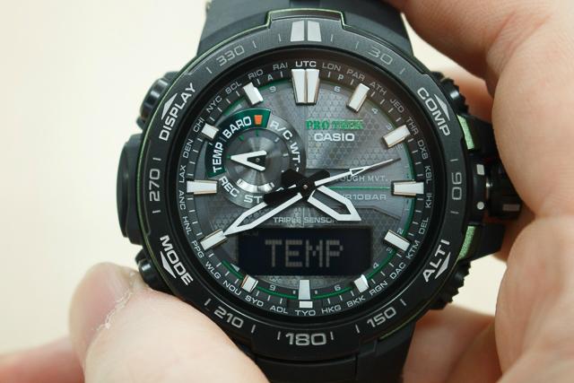 Casio卡西歐PRO TREK PRW-6000太陽能登山腕表開箱實測