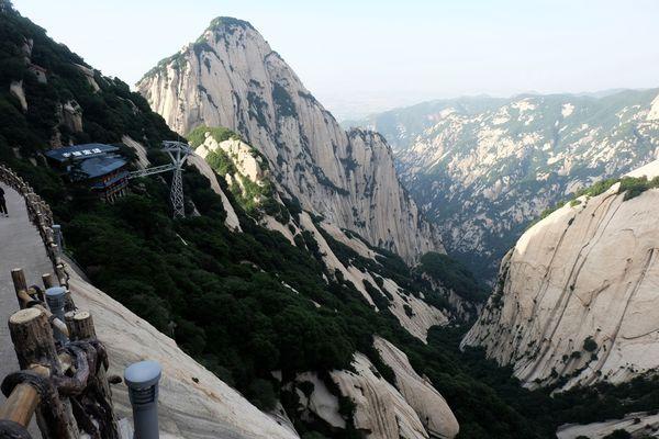 西安華山一日游,全程徒步西岳華山五峰全攻略