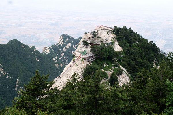 西安華山一日游,全程徒步西岳華山五峰全攻略