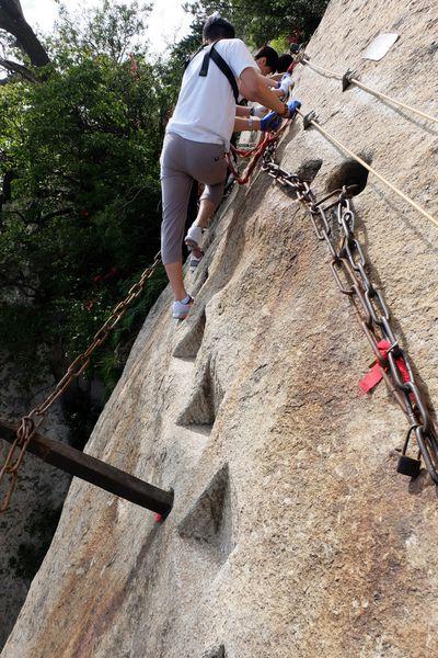 華山第一奇險長空棧道,來西安就是為了它