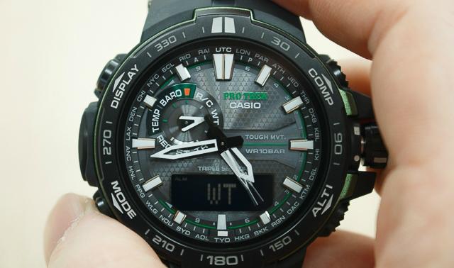 Casio卡西歐PRO TREK PRW-6000太陽能登山腕表開箱實測