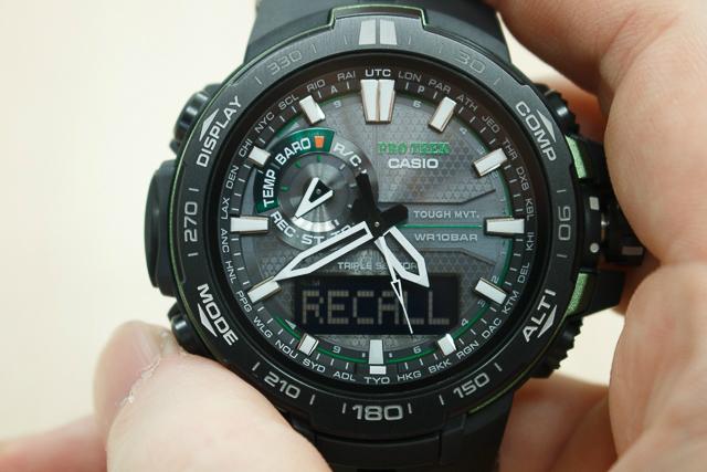 Casio卡西歐PRO TREK PRW-6000太陽能登山腕表開箱實測