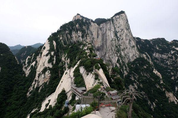 西安華山一日游,全程徒步西岳華山五峰全攻略