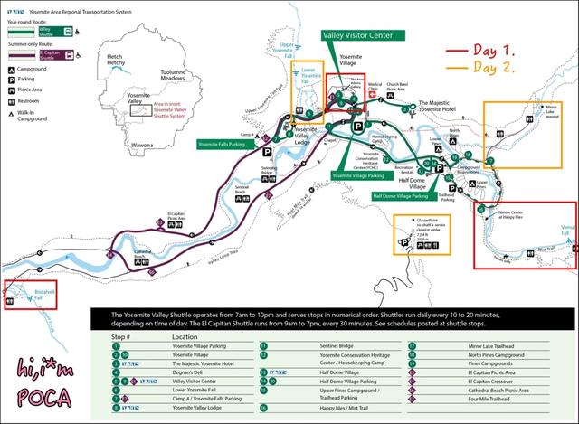 美國自由行優勝美地國家公園自助游攻略,自駕行程兩天兩夜游記